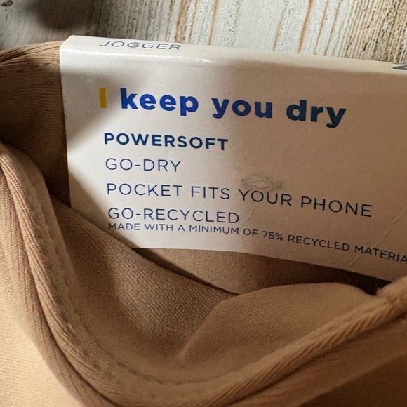 Old Navy Active Powersoft High Rise Beige Jogger Pants Size 2X NWT - Picture 8 of 11